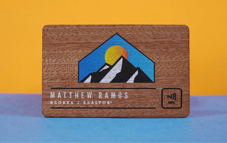 Custom Wood NFC Cards